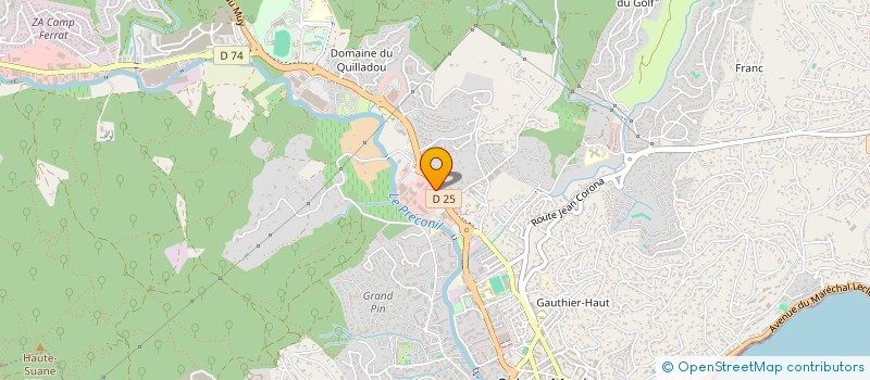 localisation de l'entreprise MAXI DISTRIBUTION à SAINTE-MAXIME