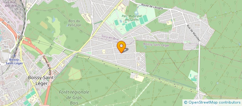 localisation de l'entreprise MAXI FROID à BOISSY-SAINT-LEGER