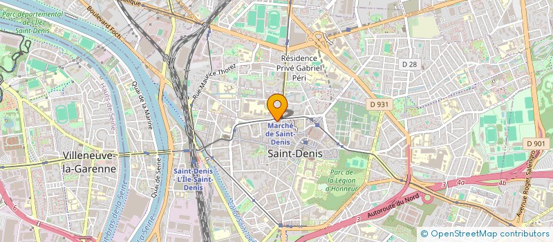 localisation de l'entreprise MAXI IMMO à SAINT-DENIS