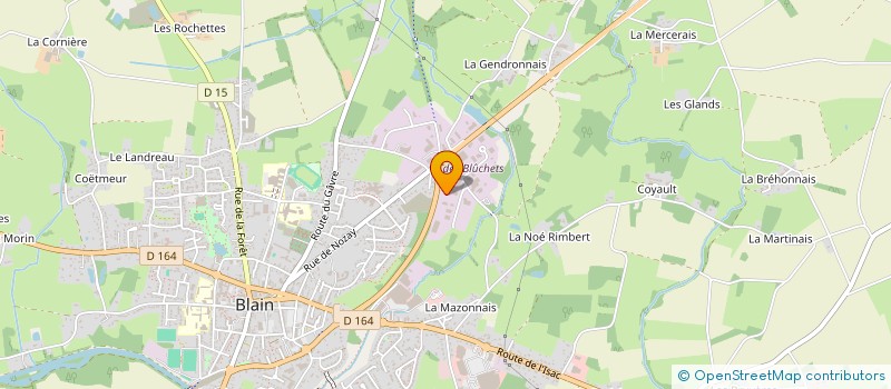 localisation de l'entreprise MAXI IMMO  BLAIN