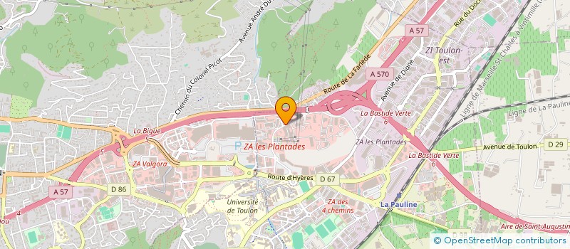 localisation de l'entreprise MAXI JEUX JOUETS  LA GARDE