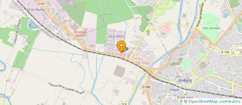 localisation de l'entreprise MAXI JOUET à FREJUS