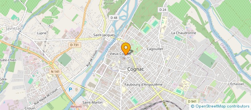 localisation de l'entreprise MAXI KEBAB à COGNAC