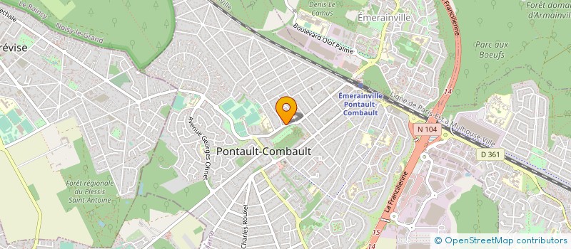 localisation de l'entreprise MAXI'LO à PONTAULT-COMBAULT