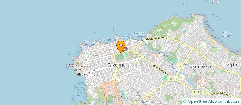 localisation de l'entreprise MAXI LOISIRS à CAYENNE