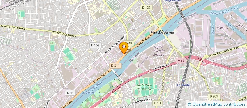 localisation de l'entreprise MAXI MARKET  ARGENTEUIL