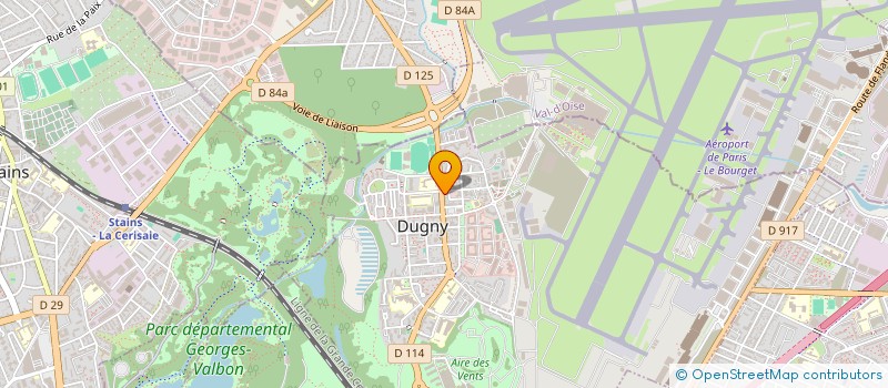 localisation de l'entreprise MAXI MODE à DUGNY