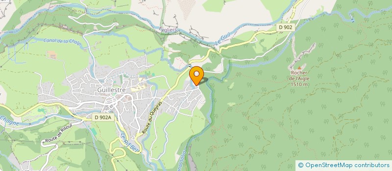 localisation de l'entreprise MAXI MOMES  GUILLESTRE