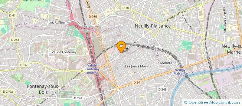 localisation de l'entreprise MAXI NET à NEUILLY-PLAISANCE