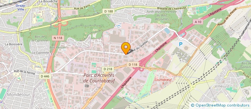 localisation de l'entreprise MAXI NEXT à VILLEBON-SUR-YVETTE