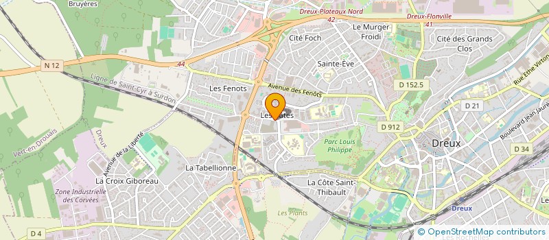 localisation de l'entreprise MAXI PHONE TERRE D ORIENT à DREUX