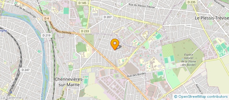 localisation de l'entreprise MAXI PRO BAT à CHENNEVIERES-SUR-MARNE