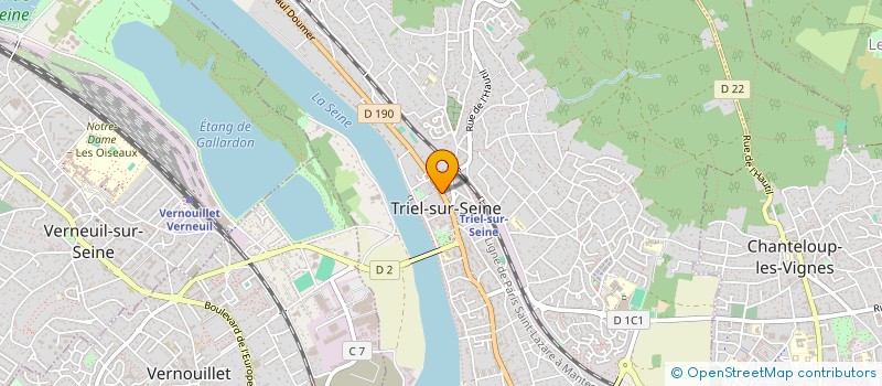 localisation de l'entreprise MAXI RENOV  TRIEL-SUR-SEINE