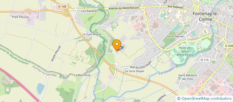 localisation de l'entreprise MAXI'S à FONTENAY-LE-COMTE