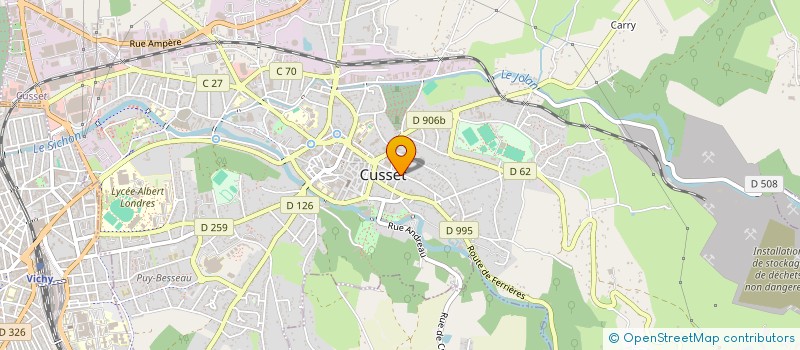 localisation de l'entreprise MAXI SECURITE PRIVE à CUSSET