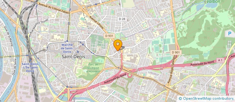 localisation de l'entreprise MAXI-SERVICES à SAINT-DENIS