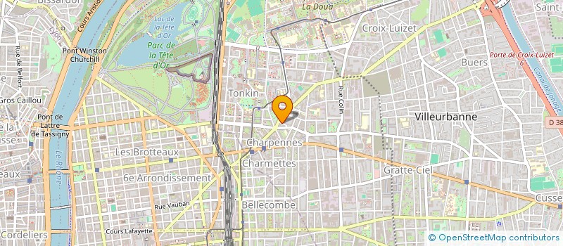 localisation de l'entreprise MAXI VIDEO  VILLEURBANNE