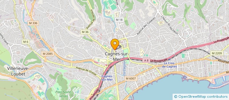 localisation de l'entreprise MAXIA à CAGNES-SUR-MER