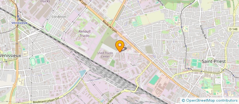 localisation de l'entreprise MAXIAUTOS69  SAINT-PRIEST