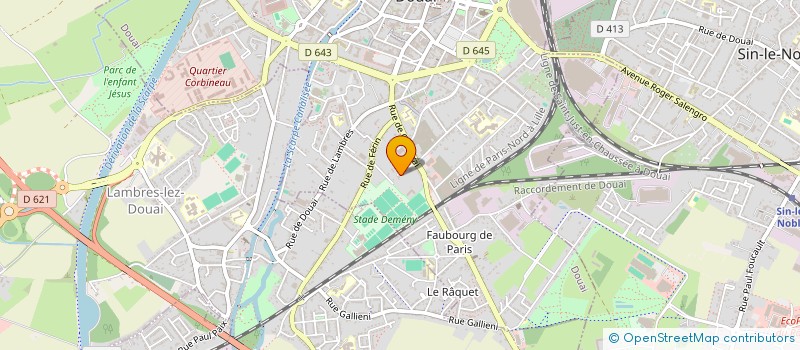 localisation de l'entreprise MAXIBAB'S à DOUAI