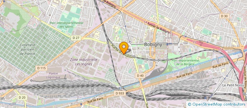 localisation de l'entreprise MAXICASH à BOBIGNY