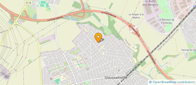 localisation de l'entreprise MAXICLEAN  GOUSSAINVILLE