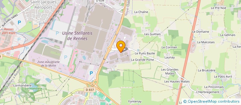 localisation de l'entreprise MAXICOFFEE SOLUTIONS OUEST à NOYAL-CHATILLON-SUR-SEICHE