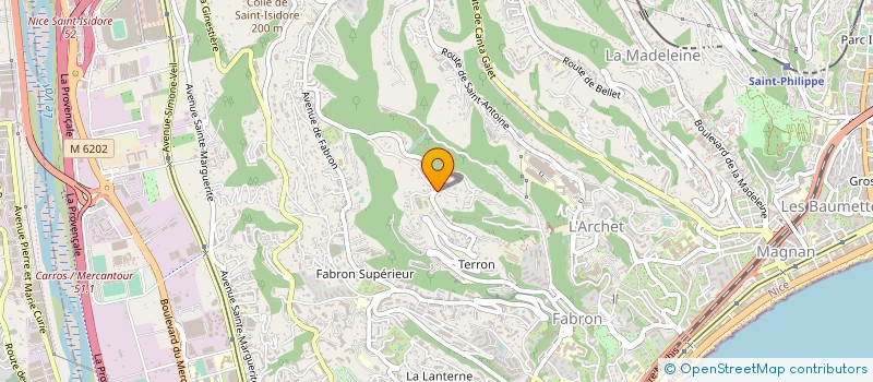 localisation de l'entreprise MAXICOPTER à NICE