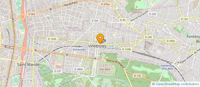 localisation de l'entreprise MAXIDECOR à VINCENNES