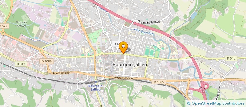 localisation de l'entreprise MAXIDIF à BOURGOIN-JALLIEU