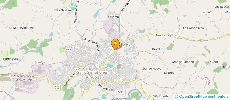 localisation de l'entreprise MAXIDIS  SAINT-SYMPHORIEN-SUR-COISE