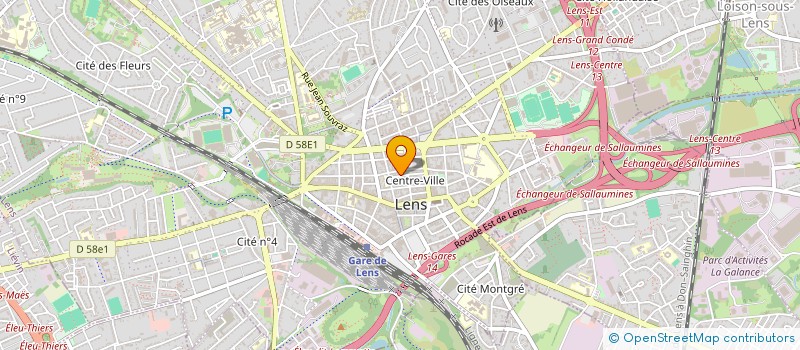 localisation de l'entreprise MAXIENCE à LENS