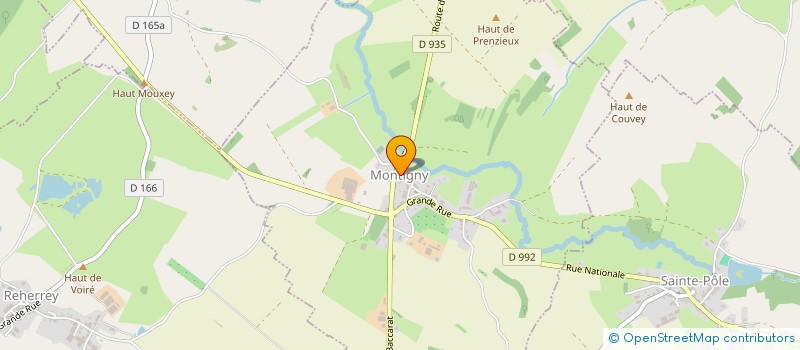 localisation de l'entreprise MAXIERE NRJ  MONTIGNY