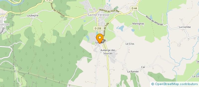 localisation de l'entreprise MAXIFACE  SAINTE-FEREOLE