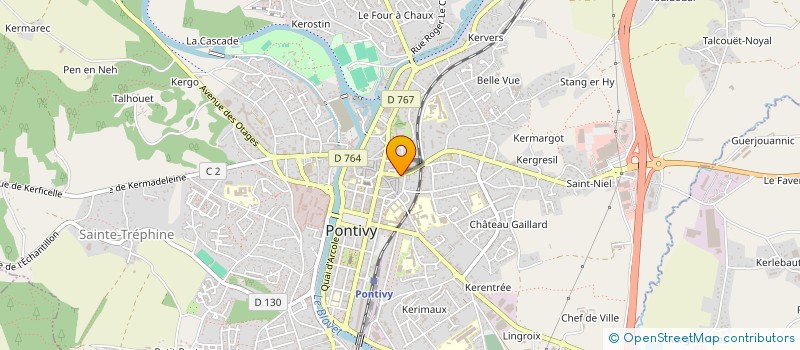 localisation de l'entreprise MAXIGAB à PONTIVY