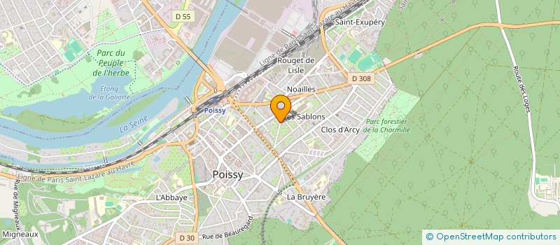 localisation de l'entreprise MAXIGOLD INTERNATIONAL  POISSY