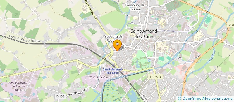 localisation de l'entreprise MAXII CASH  SAINT-AMAND-LES-EAUX