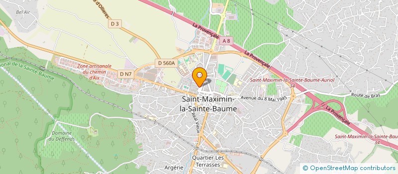 localisation de l'entreprise MAXIKIT à SAINT-MAXIMIN-LA-SAINTE-BAUME