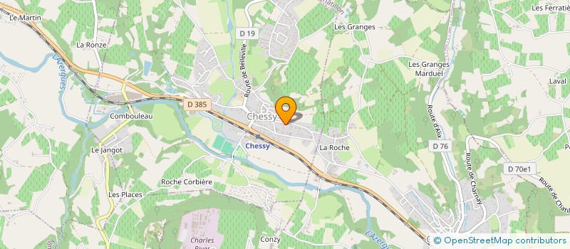 localisation de l'entreprise MAXILAN  CHESSY