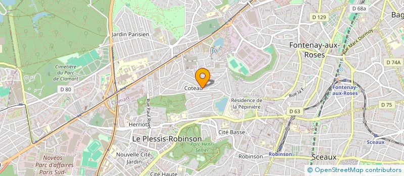 localisation de l'entreprise MAXILEN à LE PLESSIS-ROBINSON