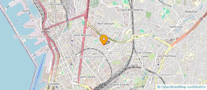 localisation de l'entreprise MAXILINE à MARSEILLE