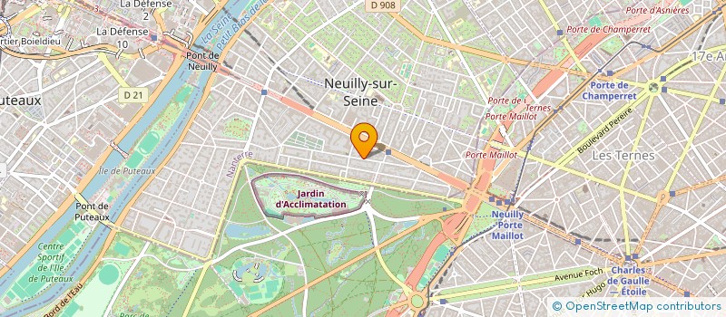 localisation de l'entreprise MAXILINGE à NEUILLY-SUR-SEINE