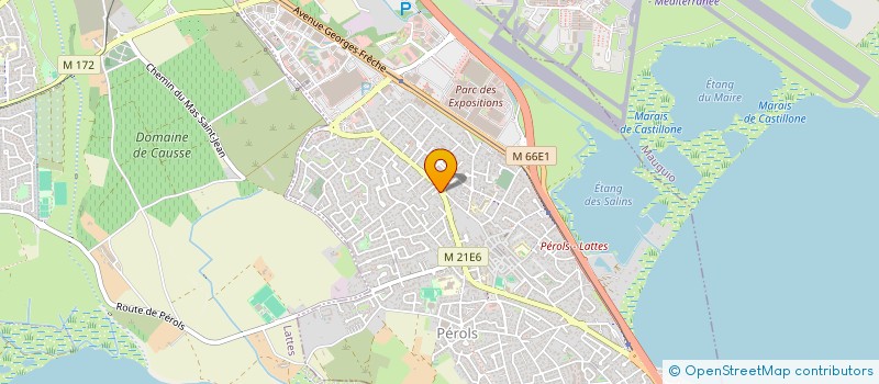 localisation de l'entreprise MAXILLO MONTPELLIER à PEROLS