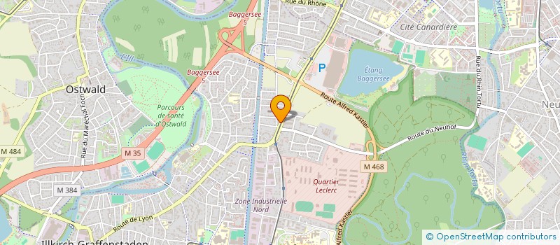 localisation de l'entreprise MAXIM 2  ILLKIRCH-GRAFFENSTADEN