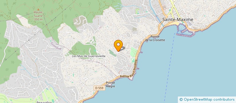 localisation de l'entreprise MAXIM'PLAGE à SAINTE-MAXIME