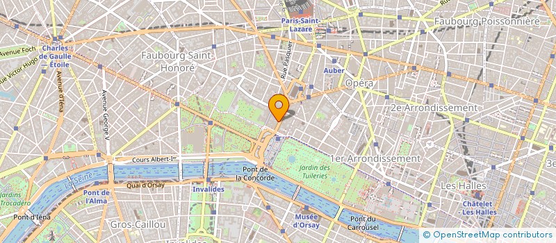 localisation de l'entreprise MAXIM S DE PARIS  PARIS