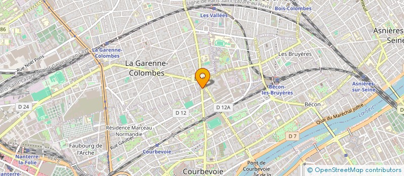 localisation de l'entreprise MAXIMA à COURBEVOIE