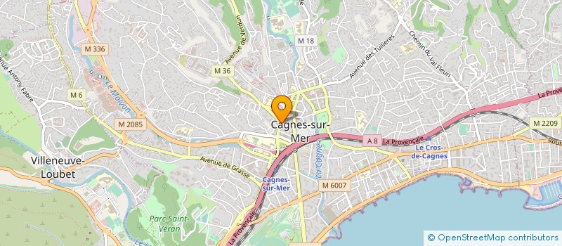 localisation de l'entreprise MAXIMA  CAGNES-SUR-MER