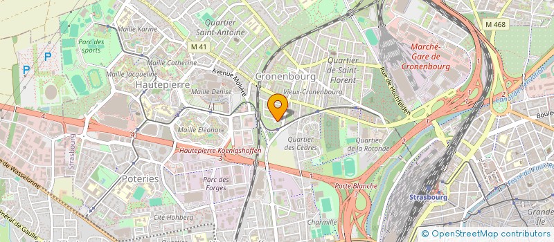 localisation de l'entreprise MAXIMA PATRIMOINE à STRASBOURG