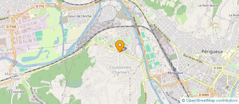 localisation de l'entreprise MAXIMA PISCINES à COULOUNIEIX-CHAMIERS